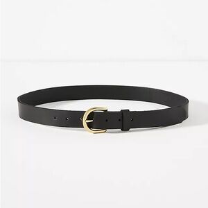 Nisolo Noemi Black Leather Belt - Small